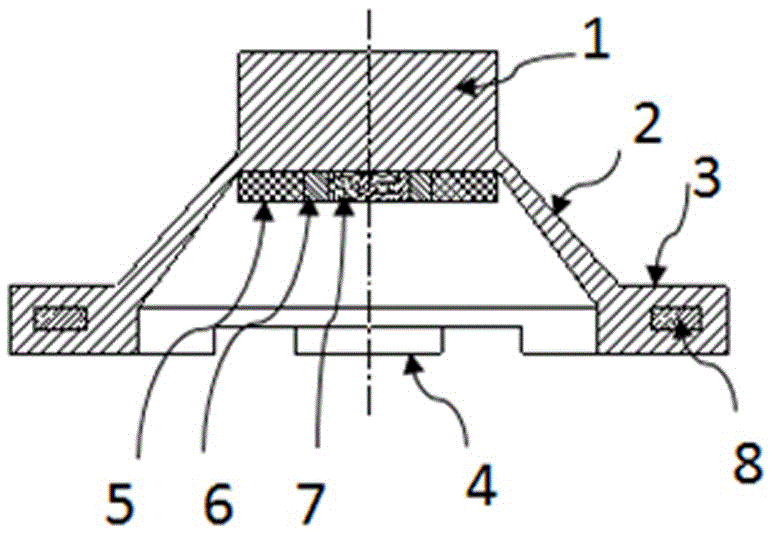 Luminous patch-type elastic button