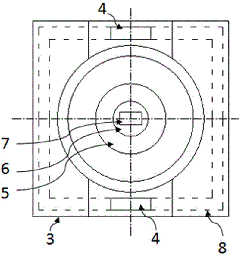 Luminous patch-type elastic button