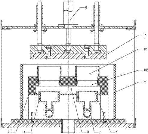 Anodic oxidation device and piston anodic oxidation processing process