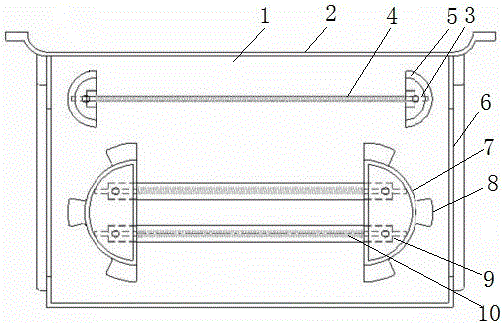 Optical cable pigtail separated type telescopic optical fiber coiling device