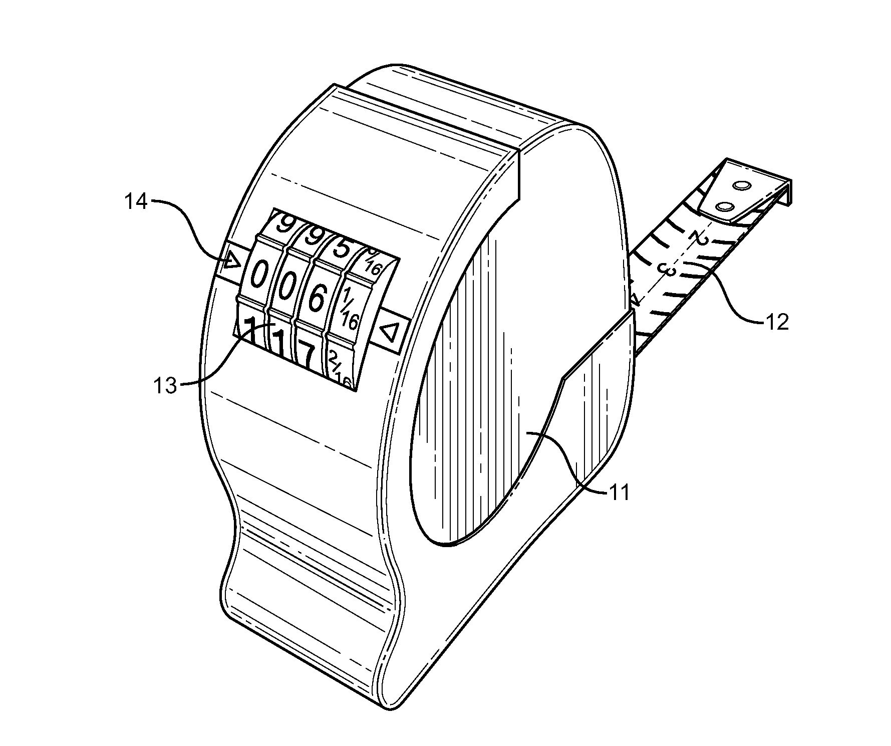 Tape Measure with Measurement Indicia Dial