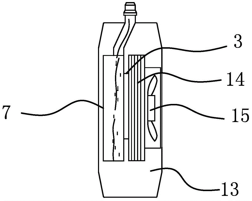 Cold and hot mask applying device with ventilation structure