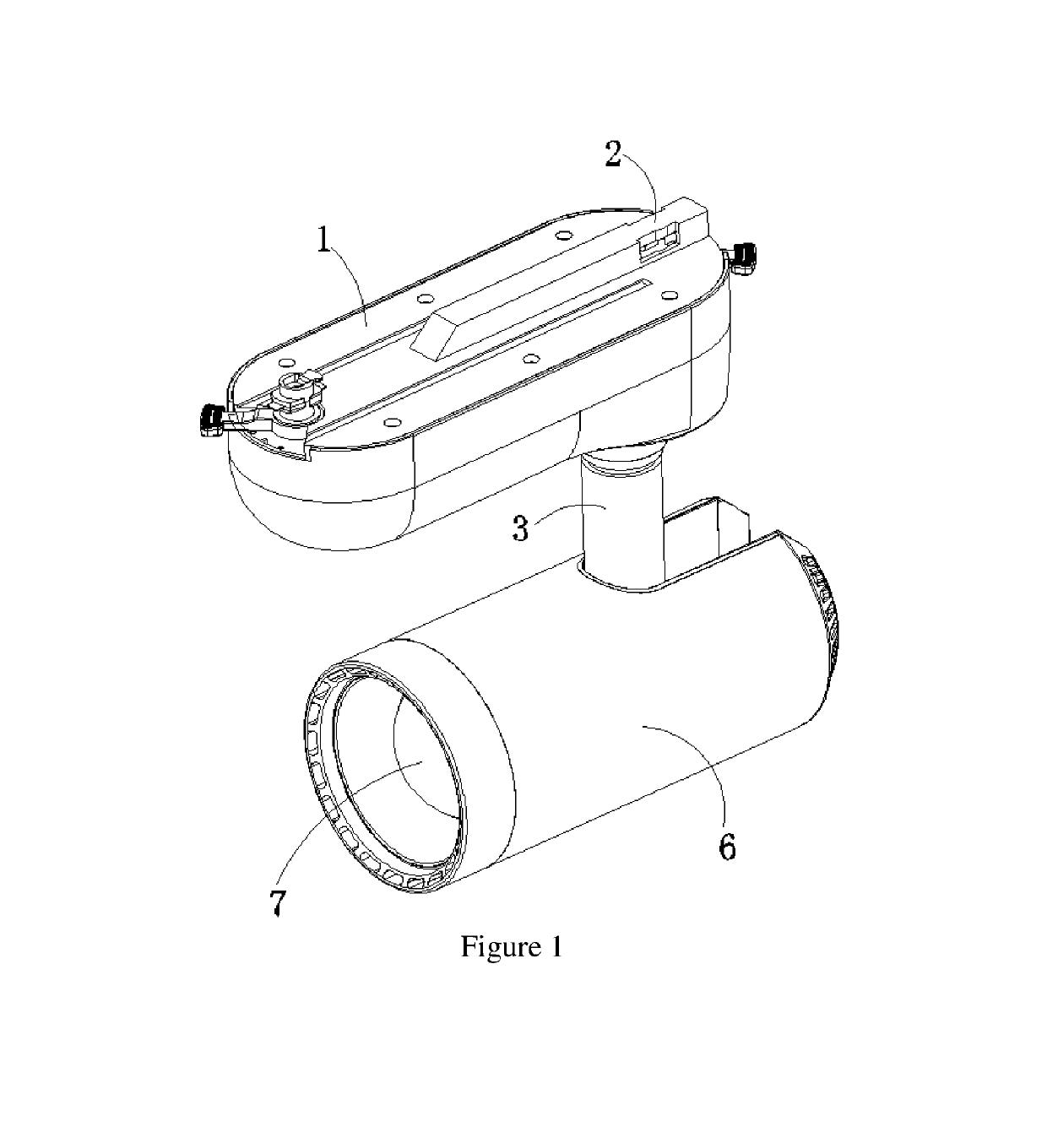 Electronic track light