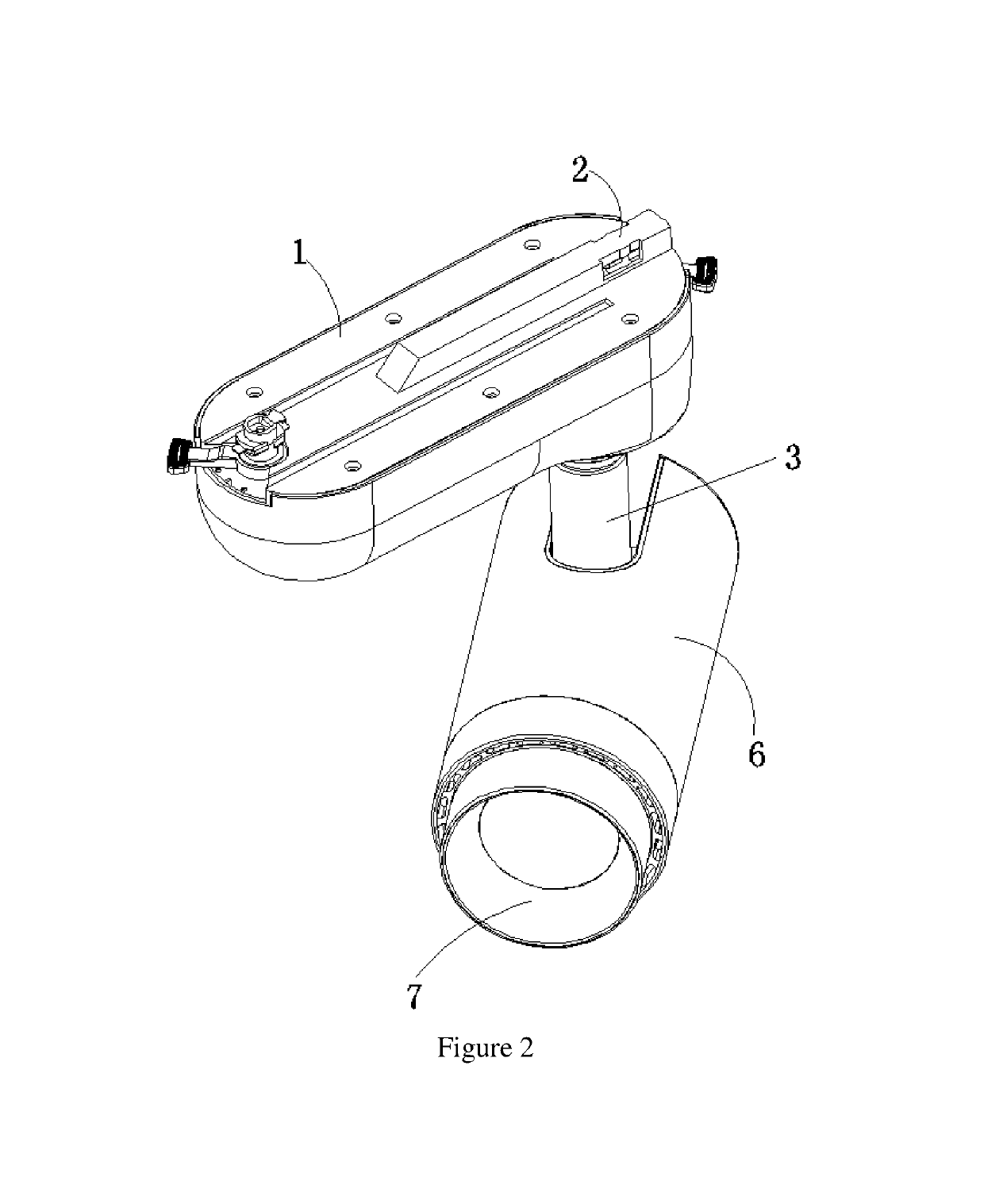 Electronic track light