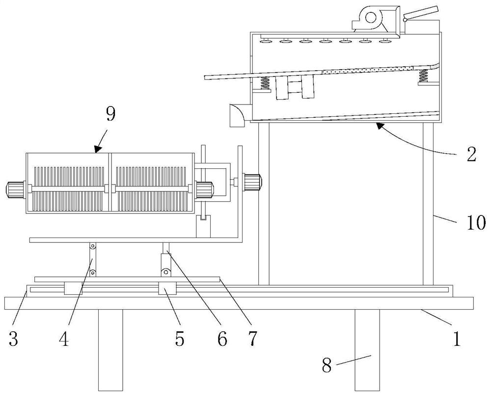 Coal washing device for coal mining