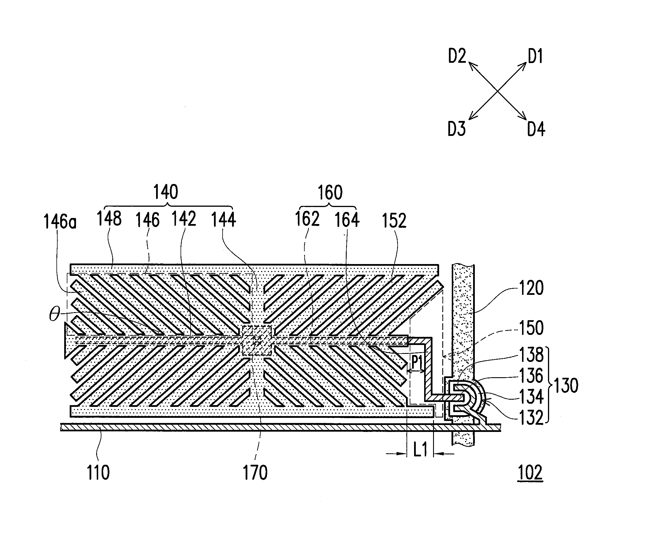 Pixel structure and liquid crystal display panel having the same