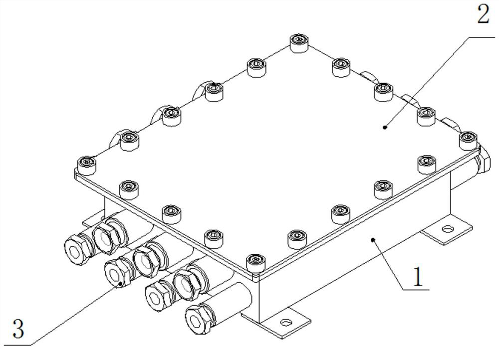 Manufacturing method of novel explosion-proof shell and novel explosion-proof shell