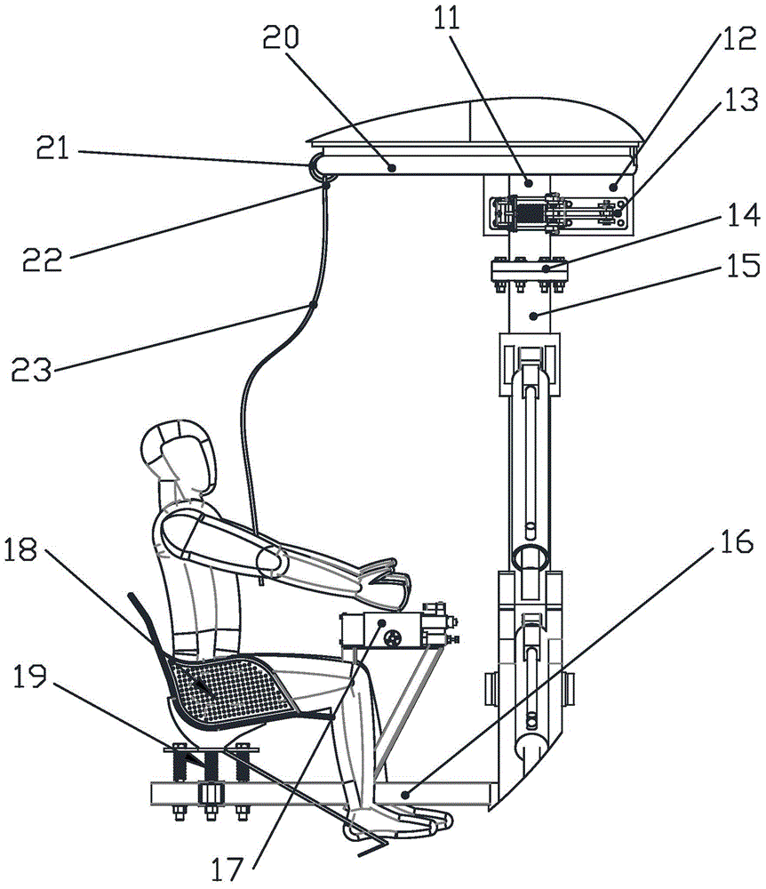 Special work robot for vertical shaft construction