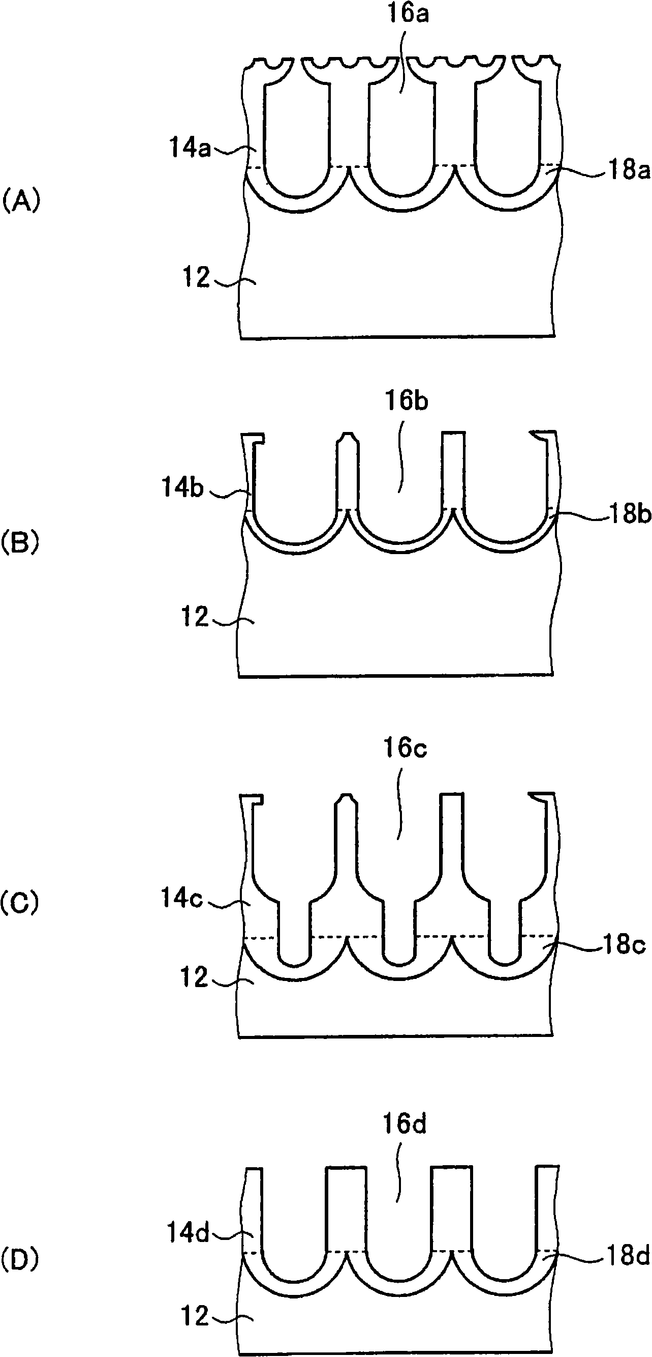 Anisotropically conductive member and method of manufacturing the same