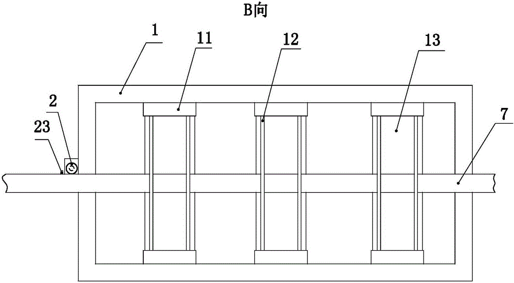 Automatic steel bar cutting device