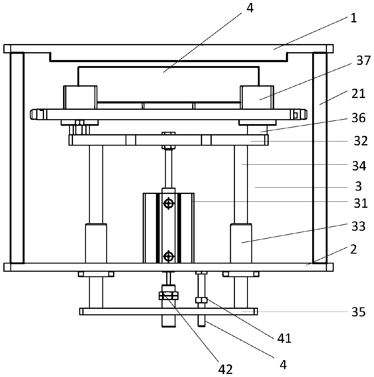 Extrusion pressure detection device of battery module