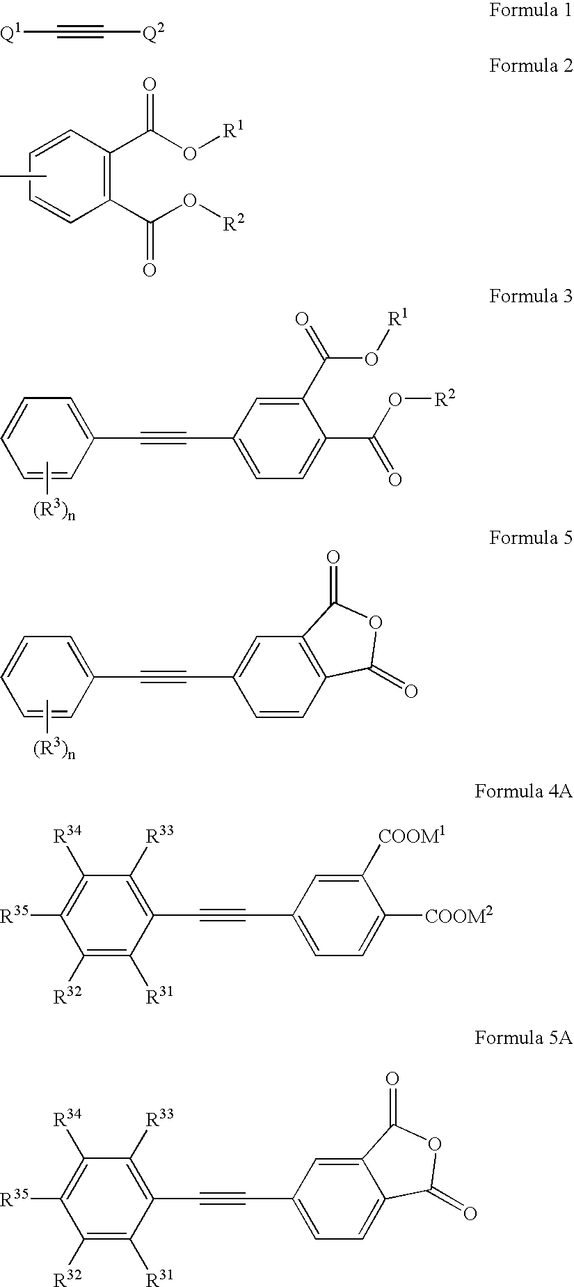 Aryl ethynyl phthalic acid derivative and method for producing the same