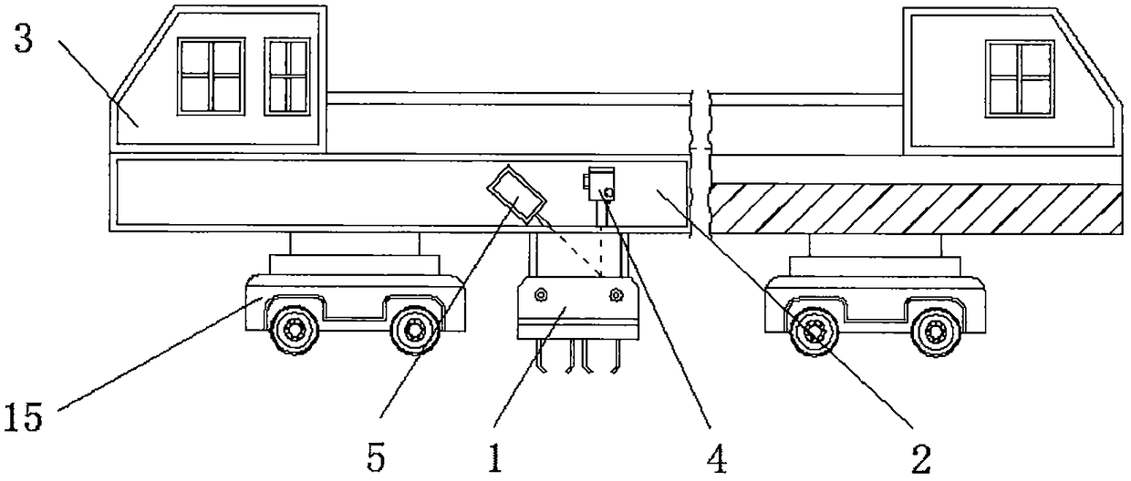 Method for non-contact measurement of displacement of tamping apparatus of railway track lifting and lining tamping wagon