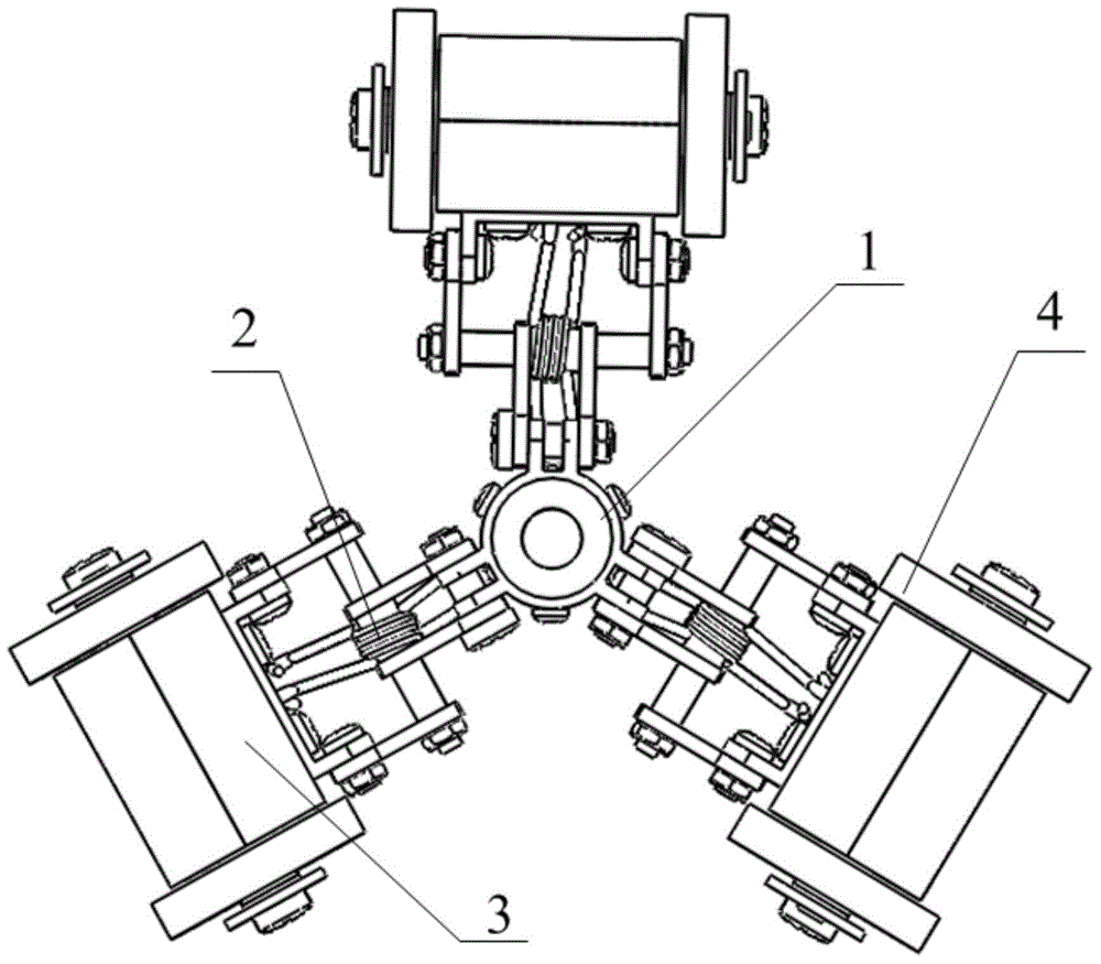 Pipeline moving mechanism with self-adaption function