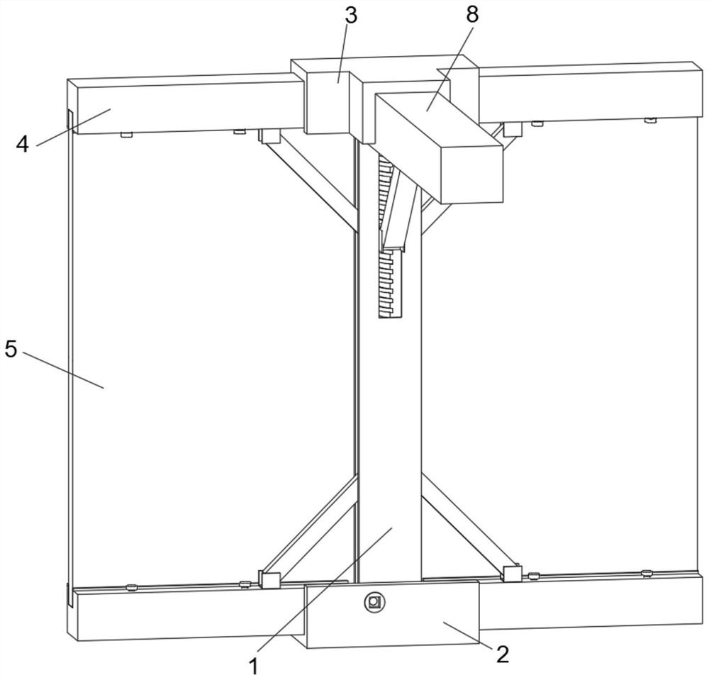 Fabricated building wall beam stable connection structure