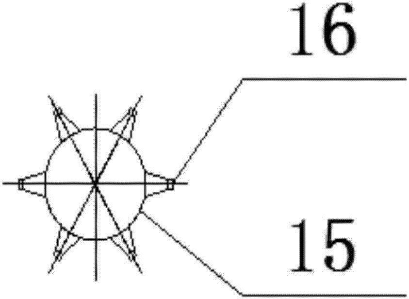 A reaction fluidized bed system and stream guiding type rotating circulating fluidized bed desulphurization equipment including the system