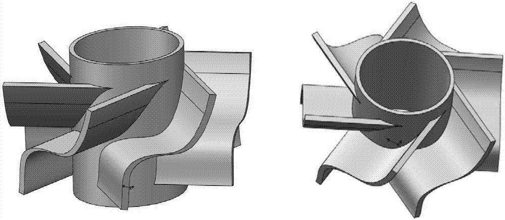 A reaction fluidized bed system and stream guiding type rotating circulating fluidized bed desulphurization equipment including the system