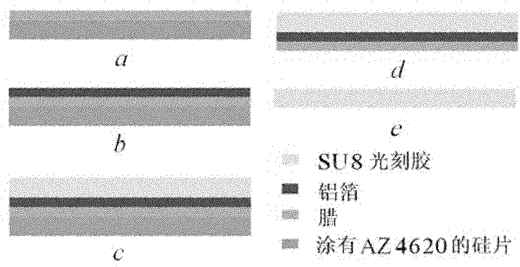 Processing method of micro-component in multi-layer structure and solidified SU-8 photoresist sheet