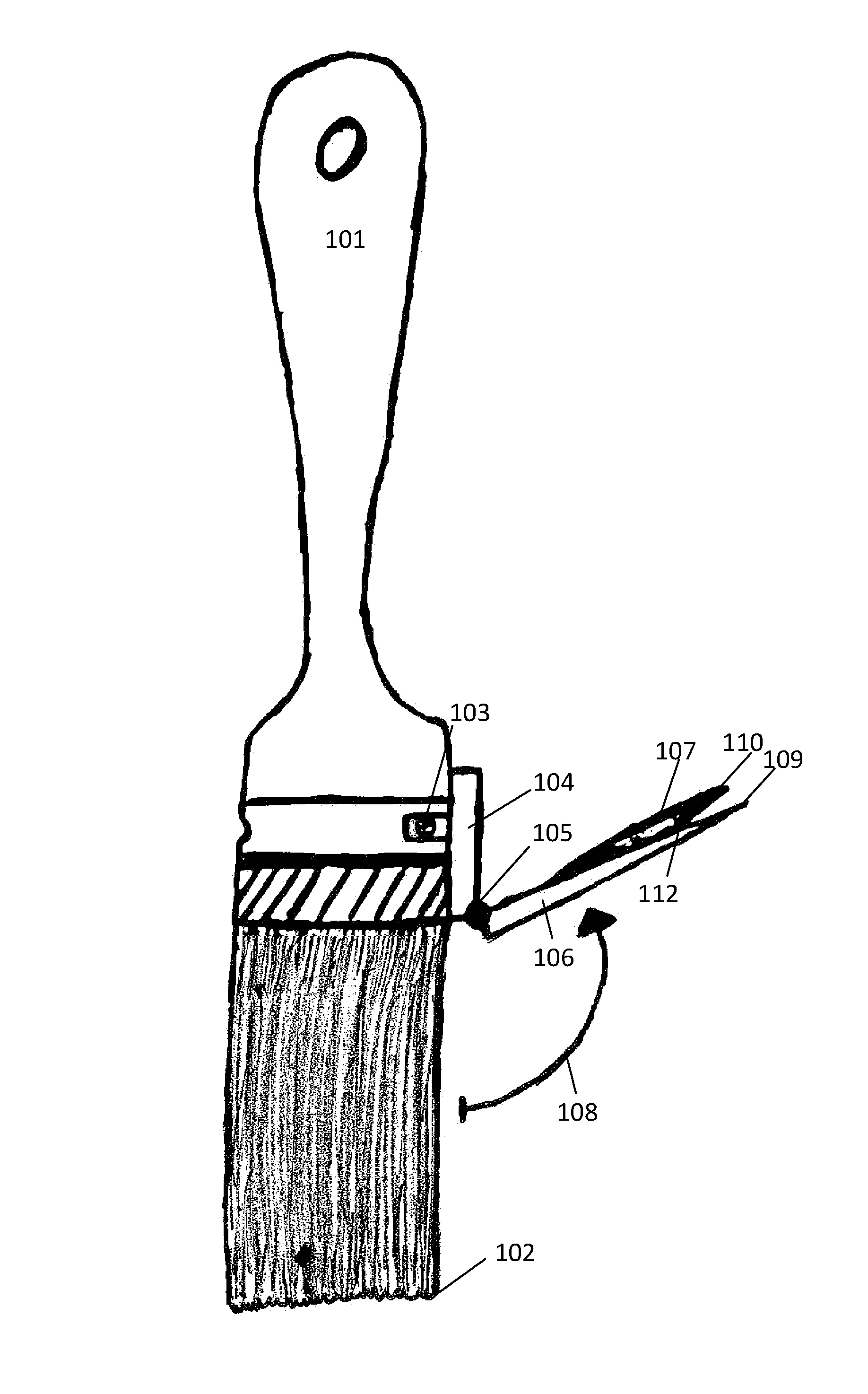 Paint edger devices