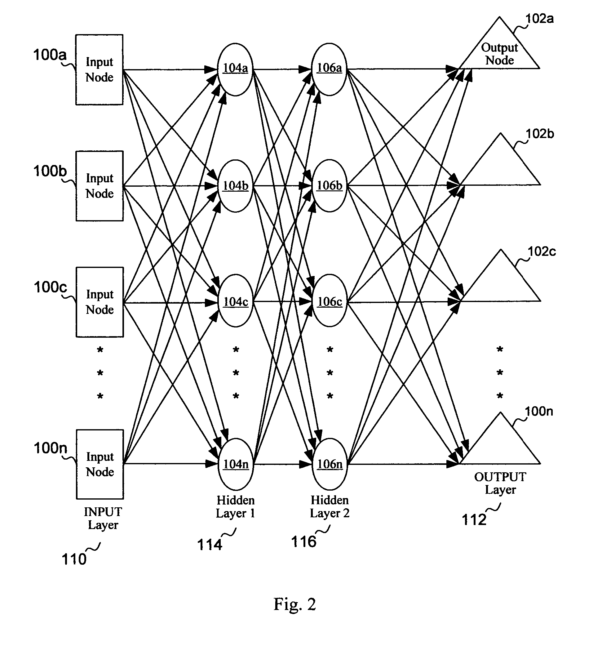 Neural network system and method for controlling information output based on user feedback