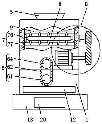 High-efficiency corn threshing machine