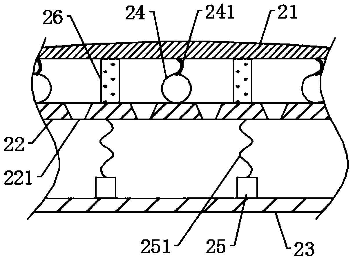 Electrical equipment fire extinguishing device applied to roadside high position