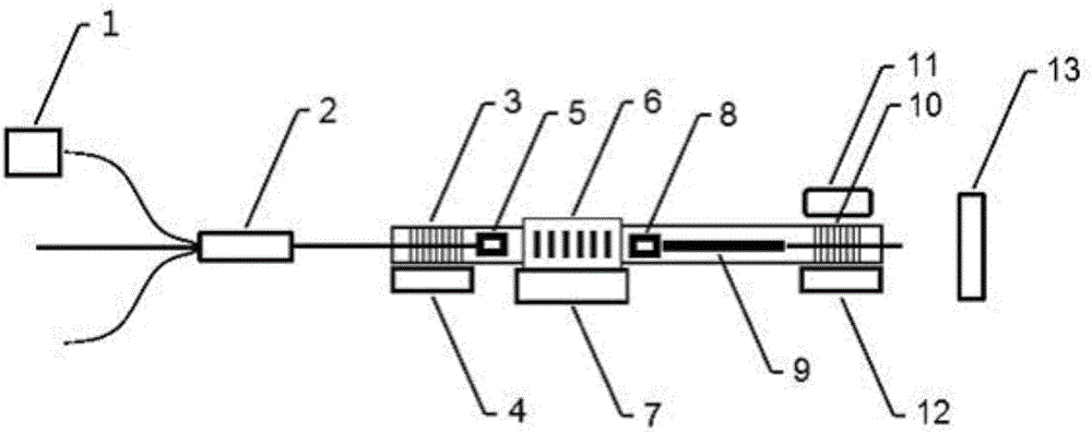 Large-power optical fiber-based single frequency pulse laser