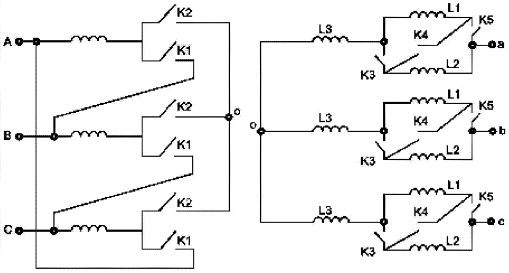 Distribution transformer with self-adaptation function