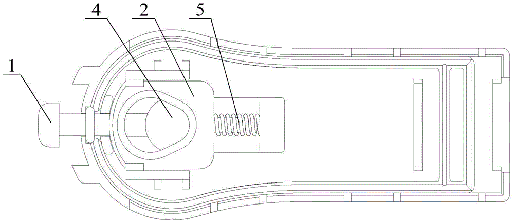 Single-core elbow high-pressure connector