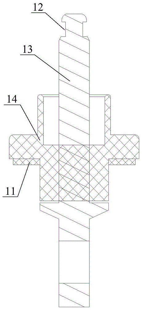 Single-core elbow high-pressure connector