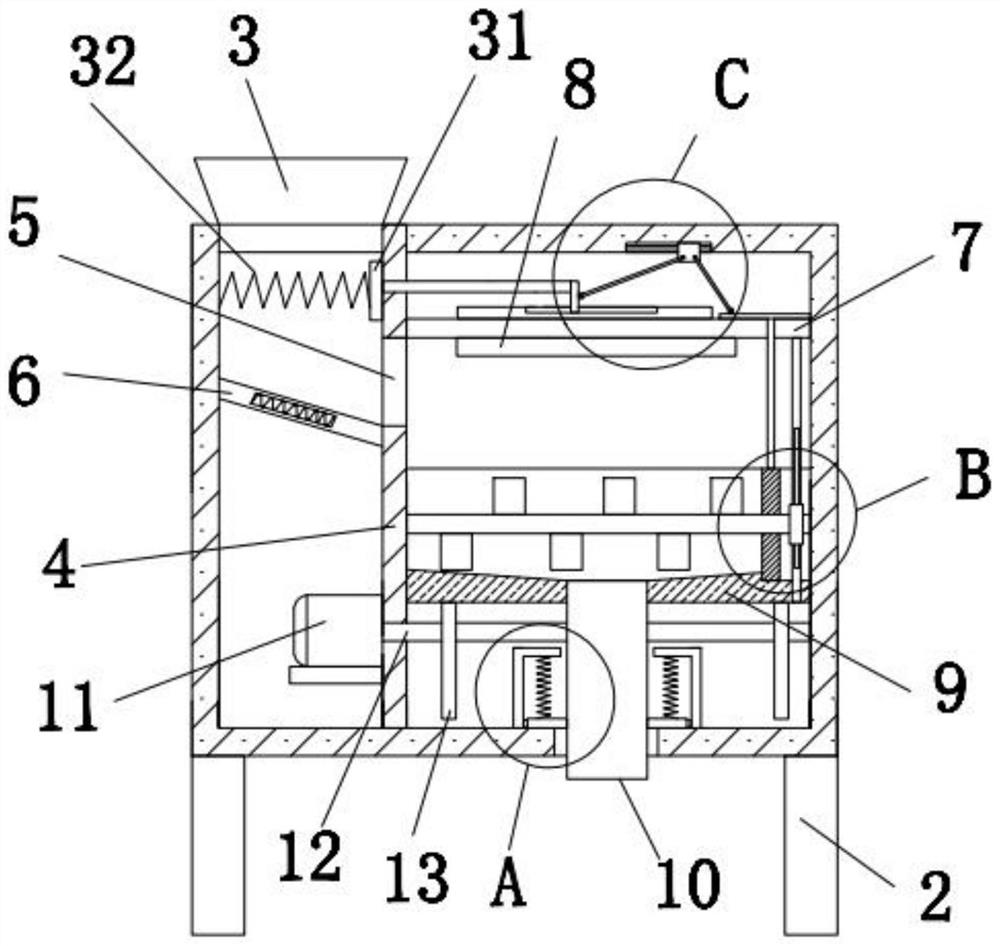 Convenient-to-use drying device for bio-fertilizer