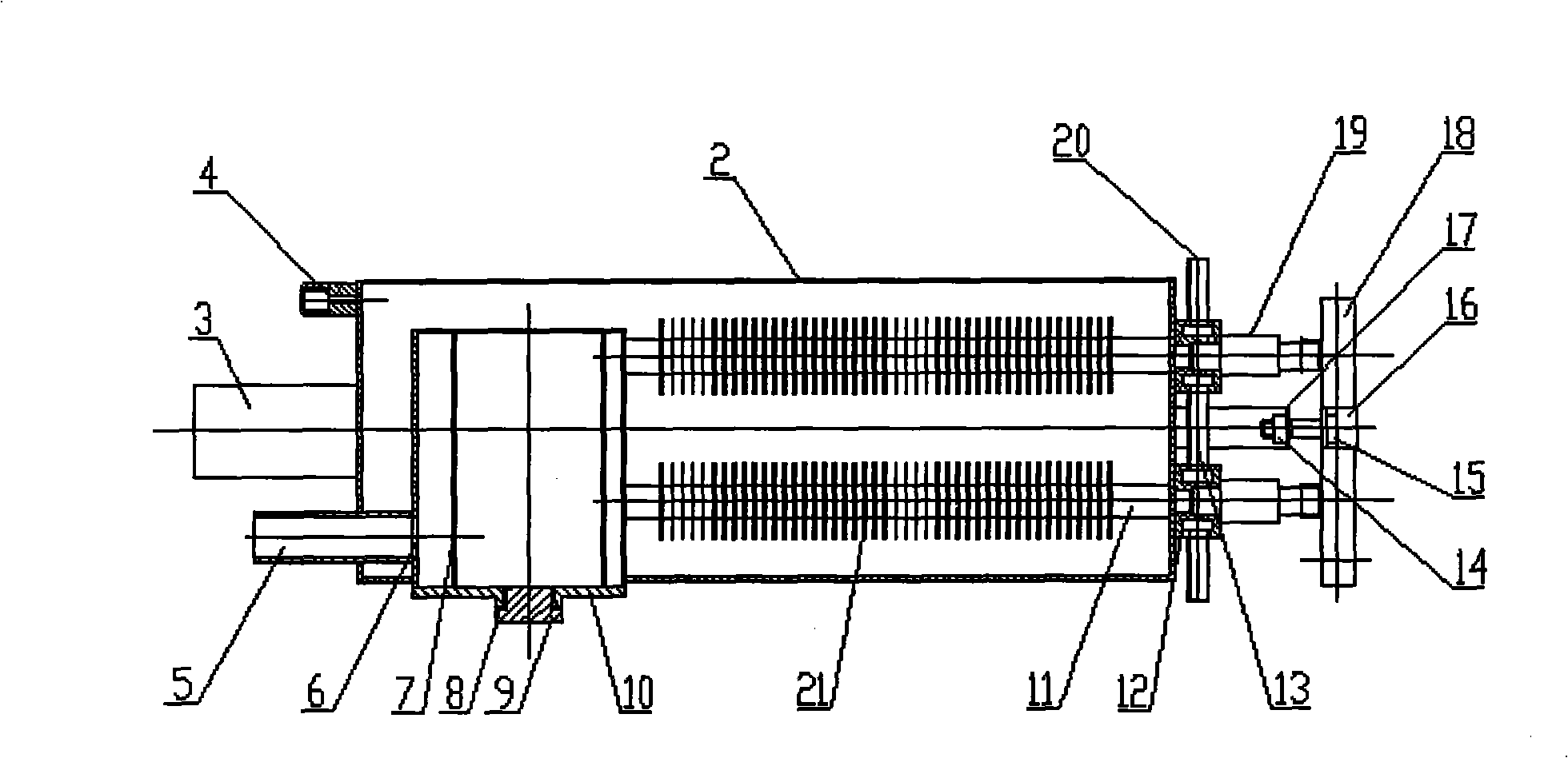 Methanol cracking gas device for automobile and control method thereof