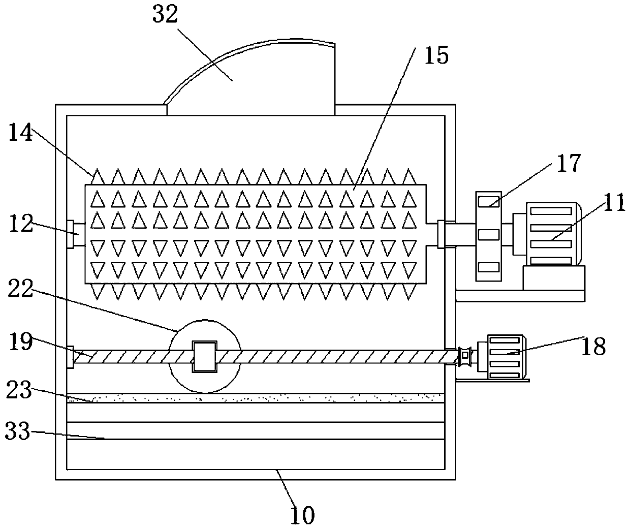 Movable crushing device