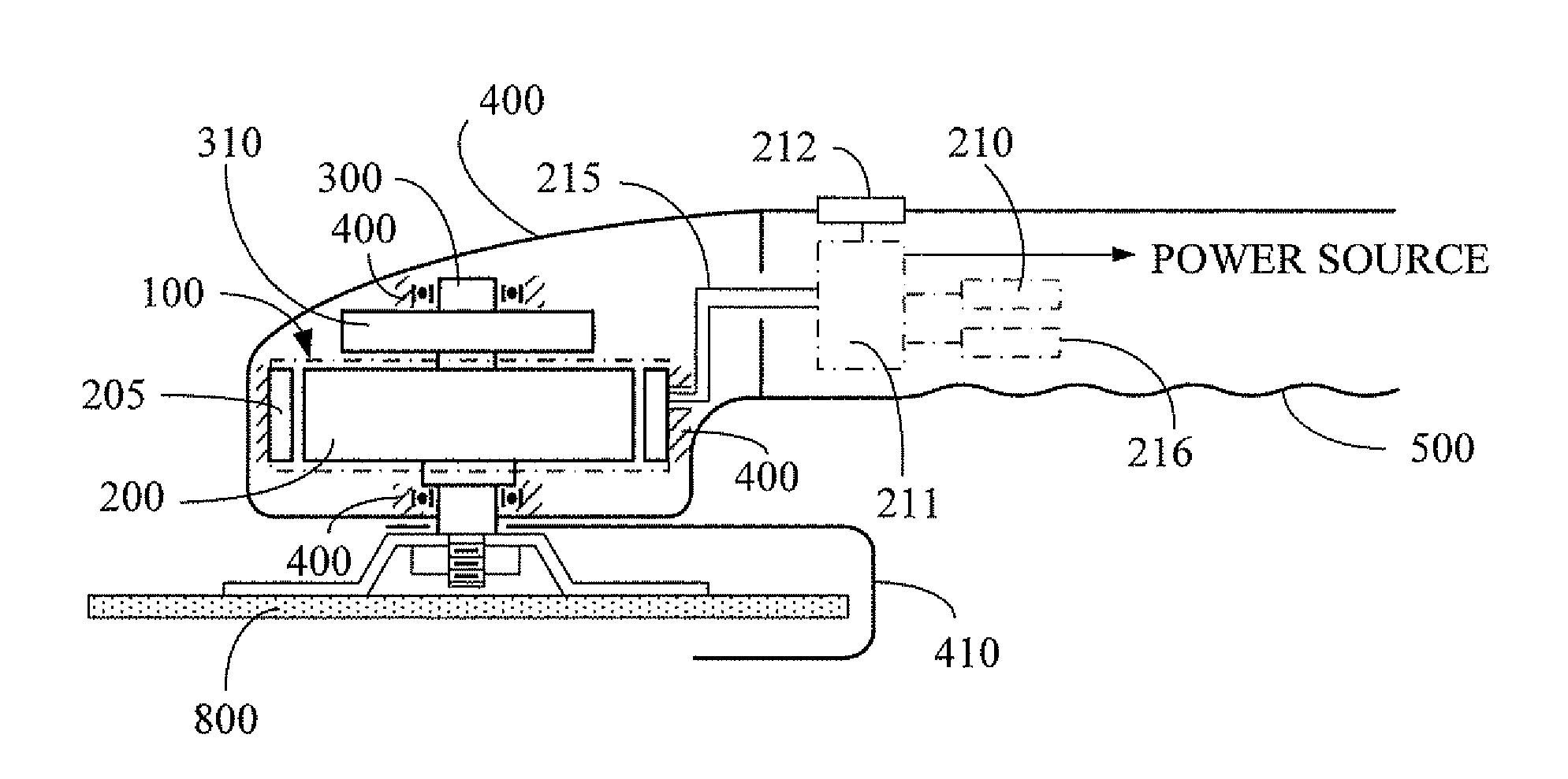 Internal rotation type direct motor-drive portable angle grinder