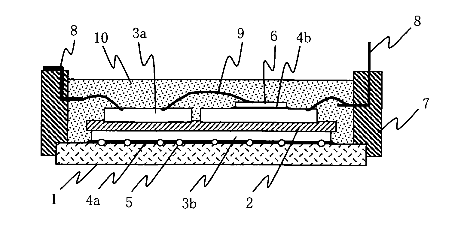 Resin encapsulated semiconductor device and the production method