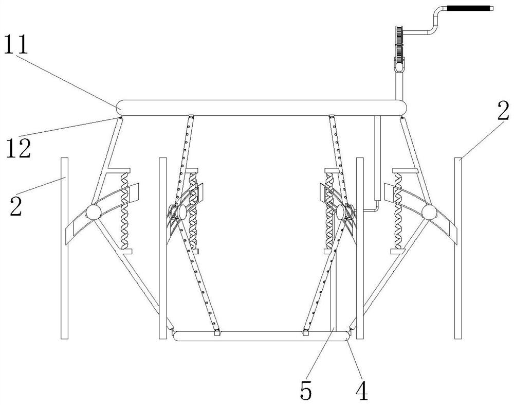 Soil loosening device for flower pots