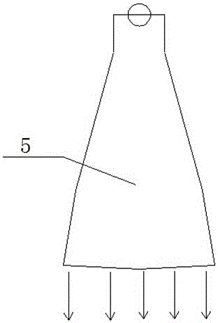 Karst cave backfilling and squeezing hammer and squeezing device