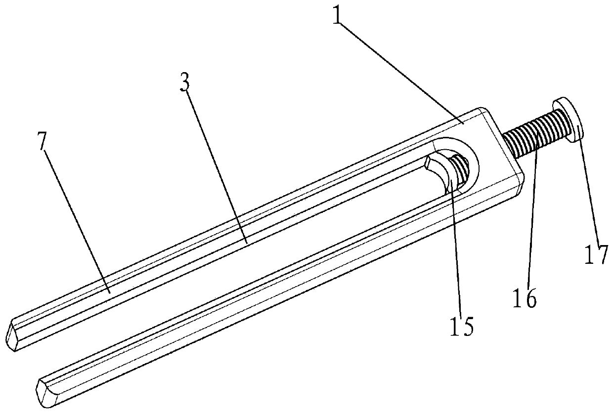 External mandibular fracture fixator and fixing method thereof