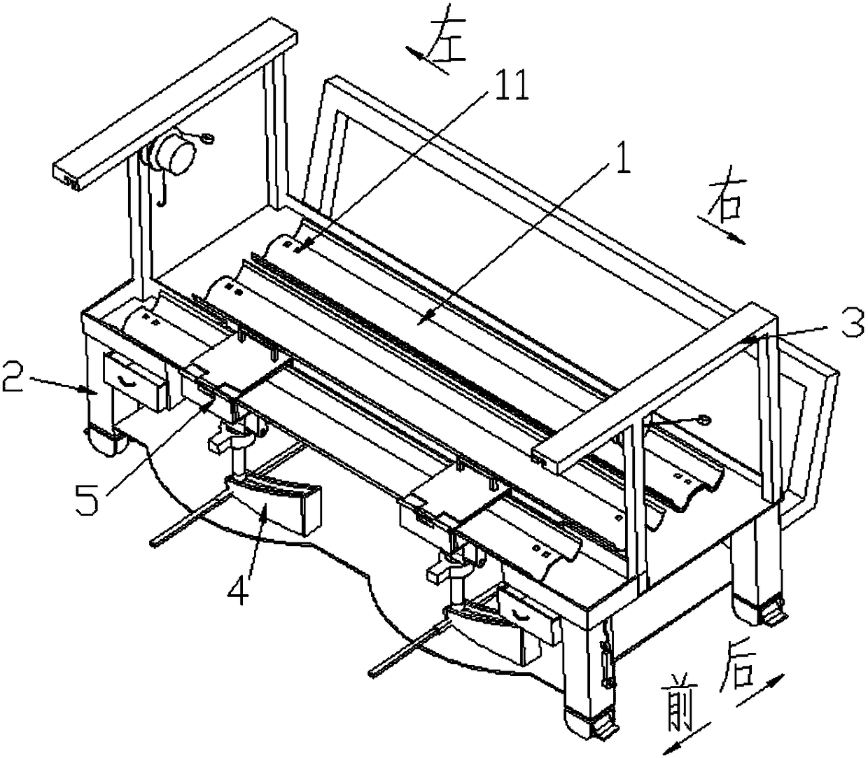 Corrugated plate carrying and mounting cart with electric wrenches