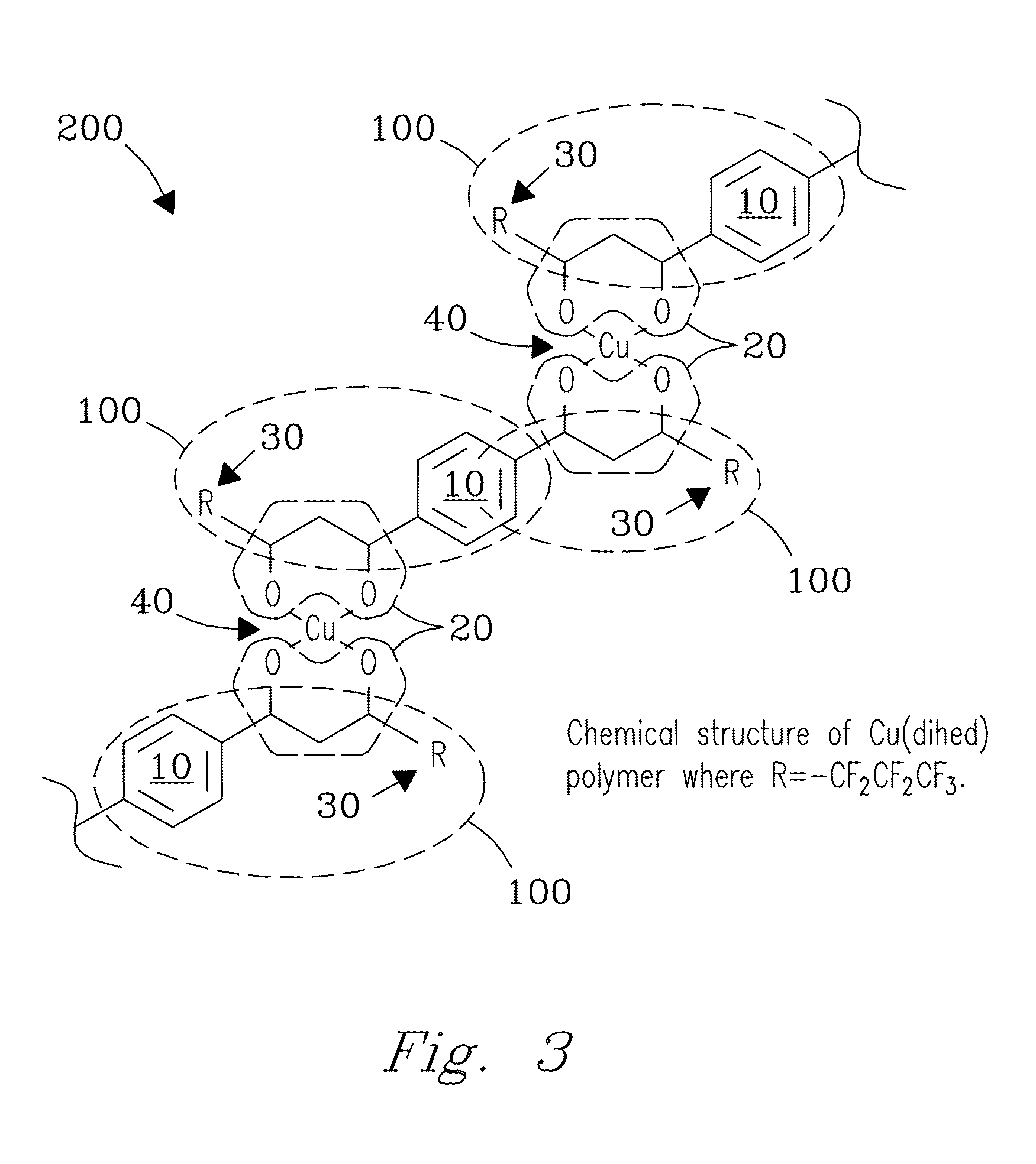 Method and apparatus for selective capture of gas phase analytes using metal β-diketonate polymers