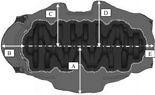 Method for conducting analog simulation on crank die forging process through computer aided engineering (CAE)