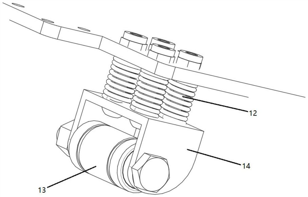 Wall-climbing robot with obstacle crossing function and obstacle crossing method thereof