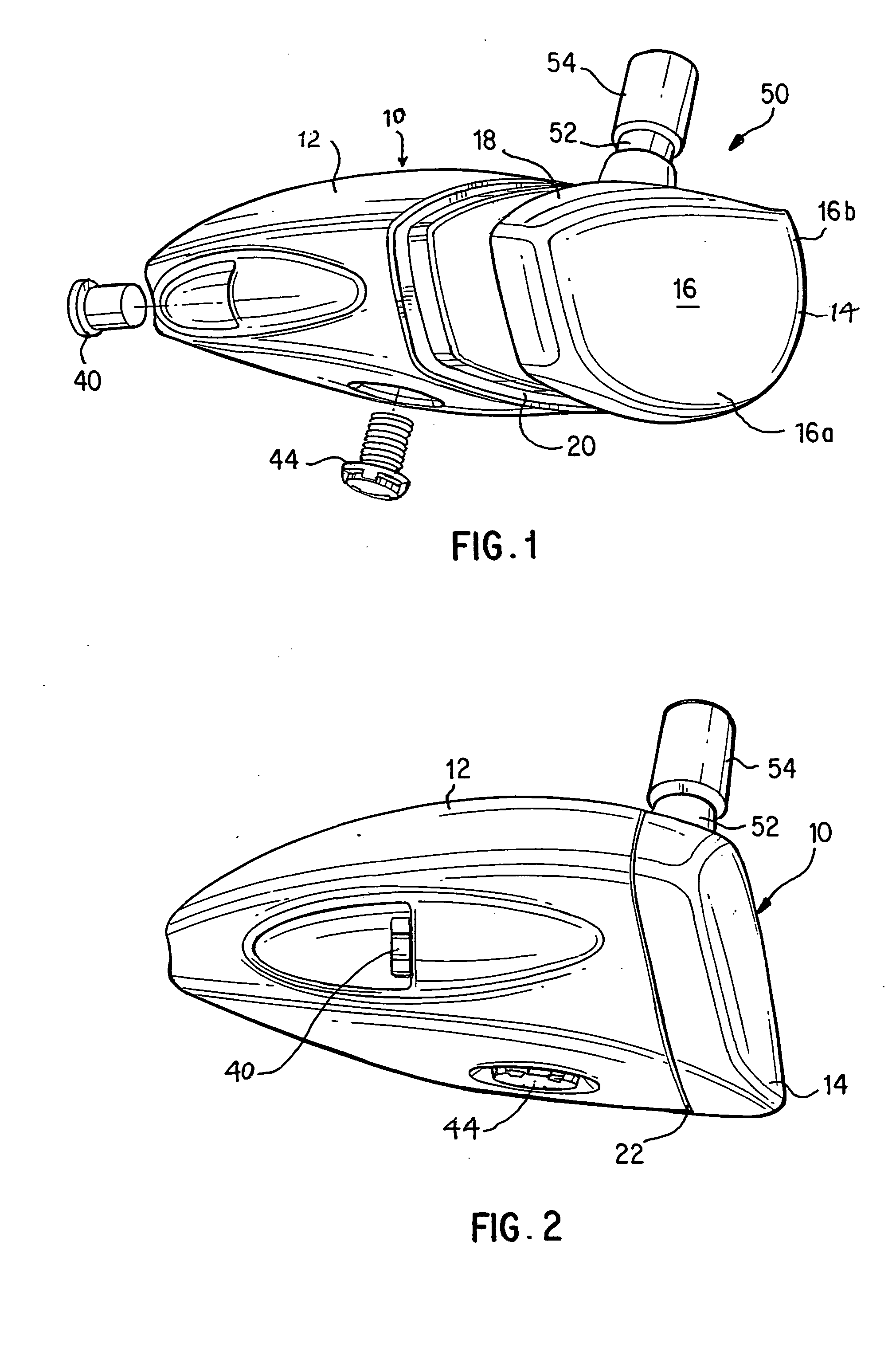 Fairway wood with titanium face member