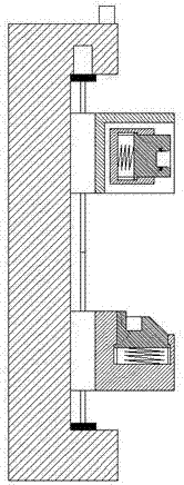 Novel power cabinet component installation device