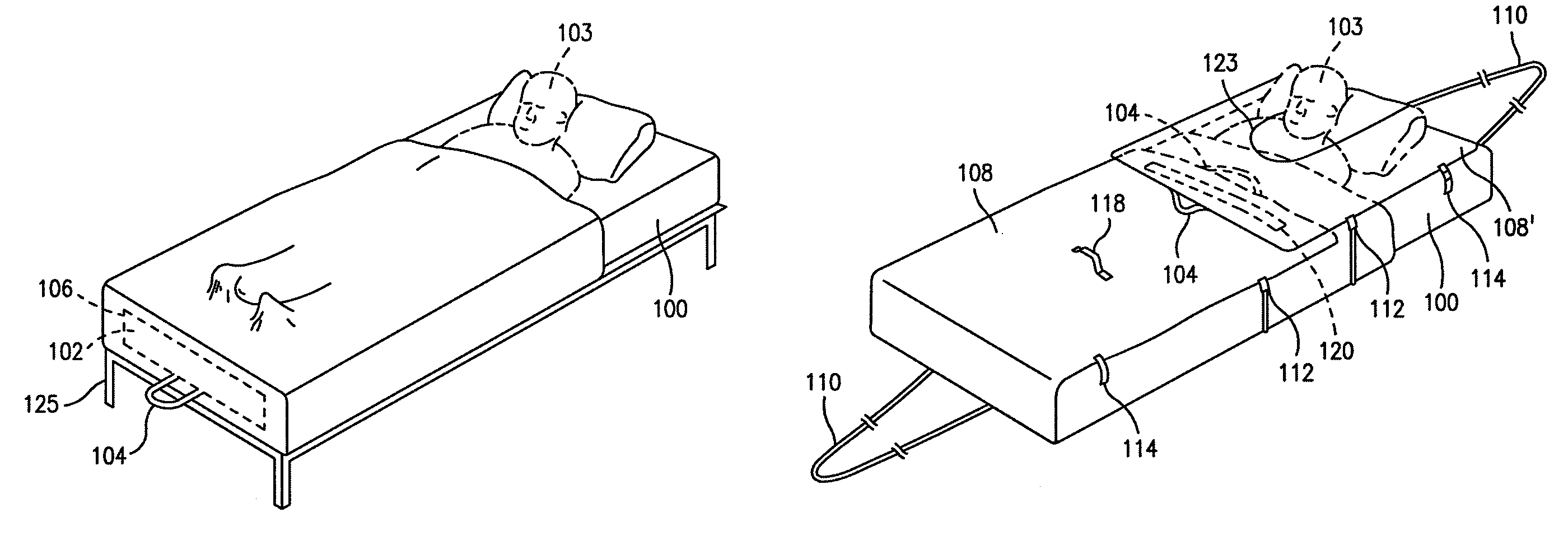 Evacuation mattress