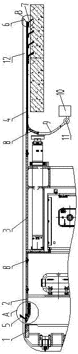 Anti-jamming single-shield TBM main machine structure and anti-jamming method thereof