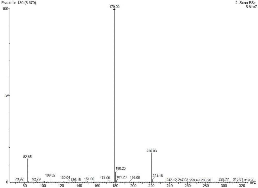 Method for extracting aesculetin from caper euphorbia seeds