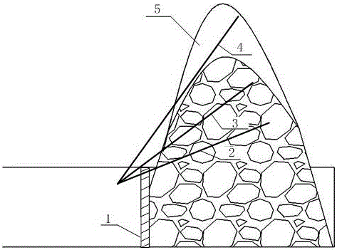 Grouting treatment method for top-caving area of driving face of coal mine