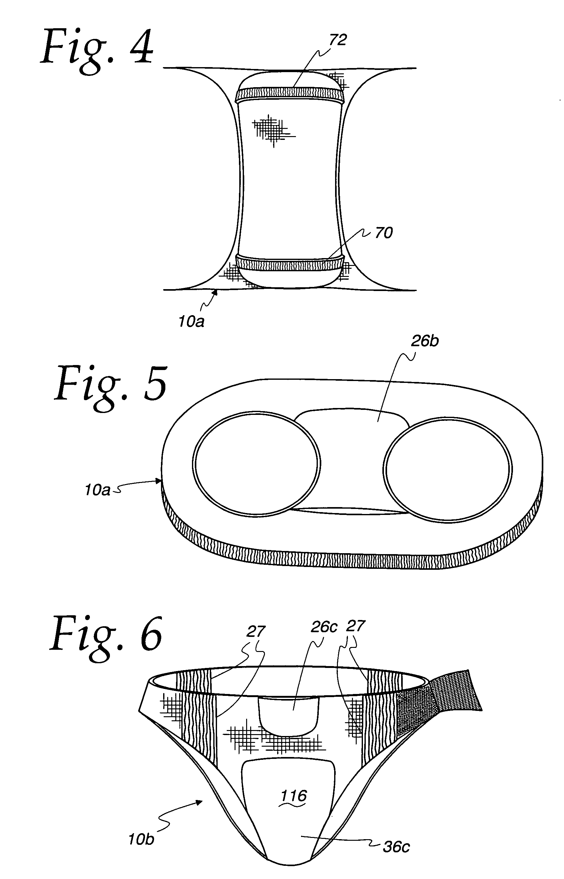 Brief with pockets for thermal inserts