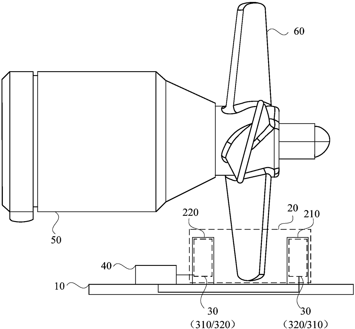 Motor rotation speed detection system and method and storage medium